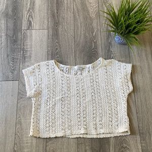 Forever21 Macrame/Crochet style Crop top